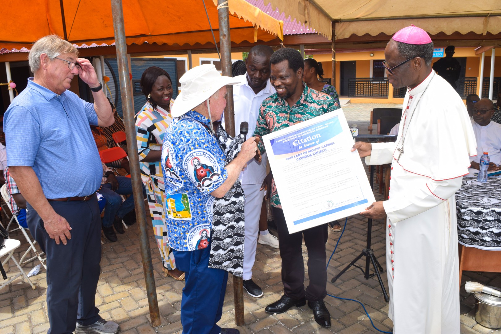 Citation presented to the parish